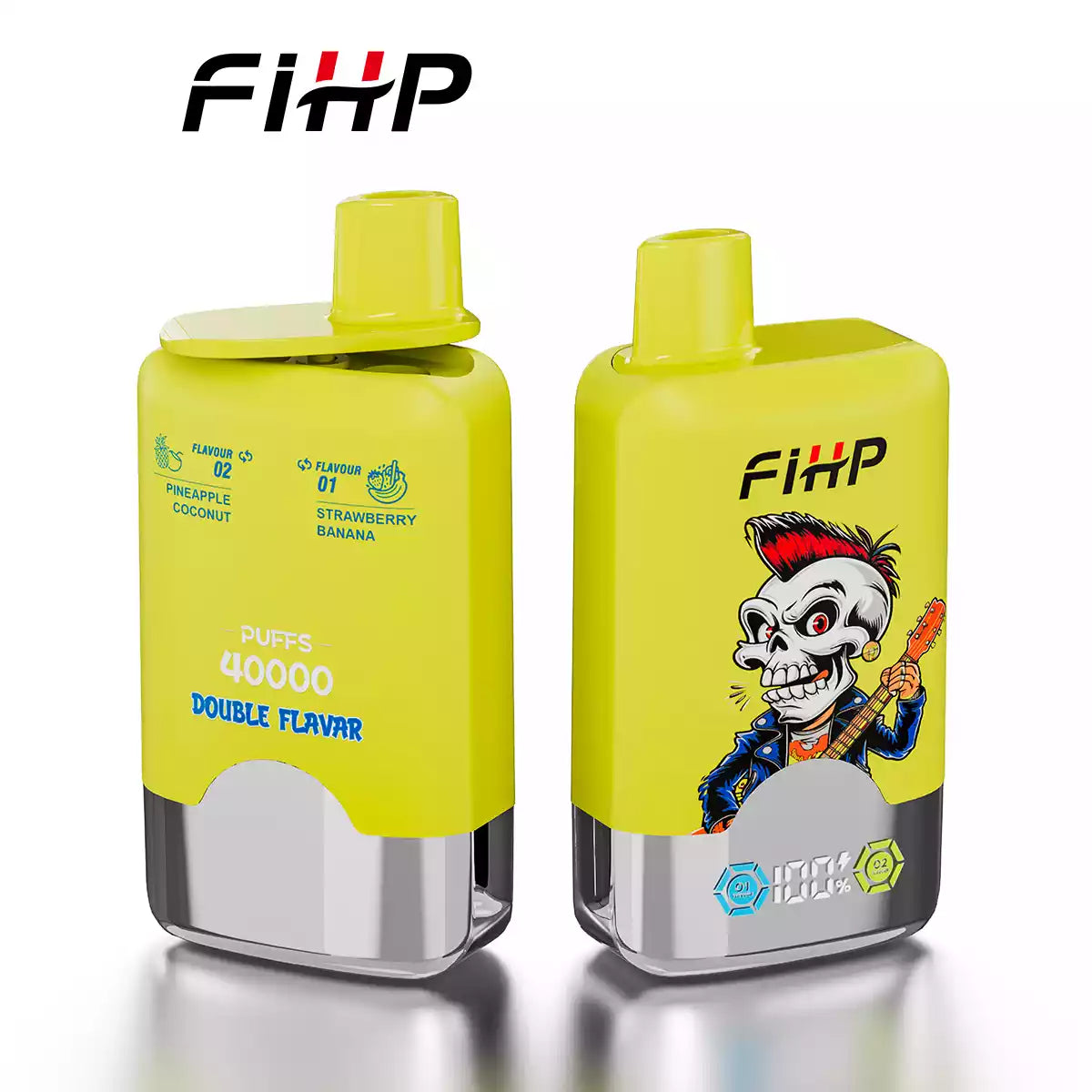 FIHP 40000 Puffs Double Tastes Bulk Buy Rechargeable Disposable Vapes Wholesale