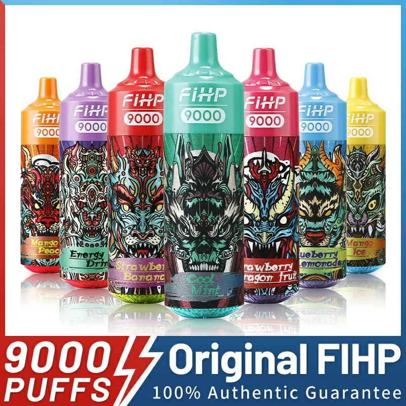 FIHP 9000 Puffs Bulk Buy Rechargeable Disposable Vapes Wholesale