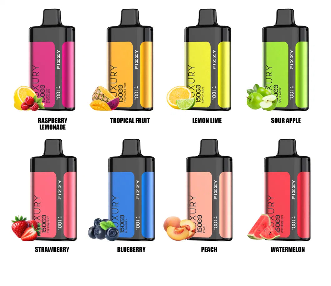 FIZZY Luxury 15000 Puffs Bulk Buy LCD Screen Rechargeable Disposable Vapes Wholesale