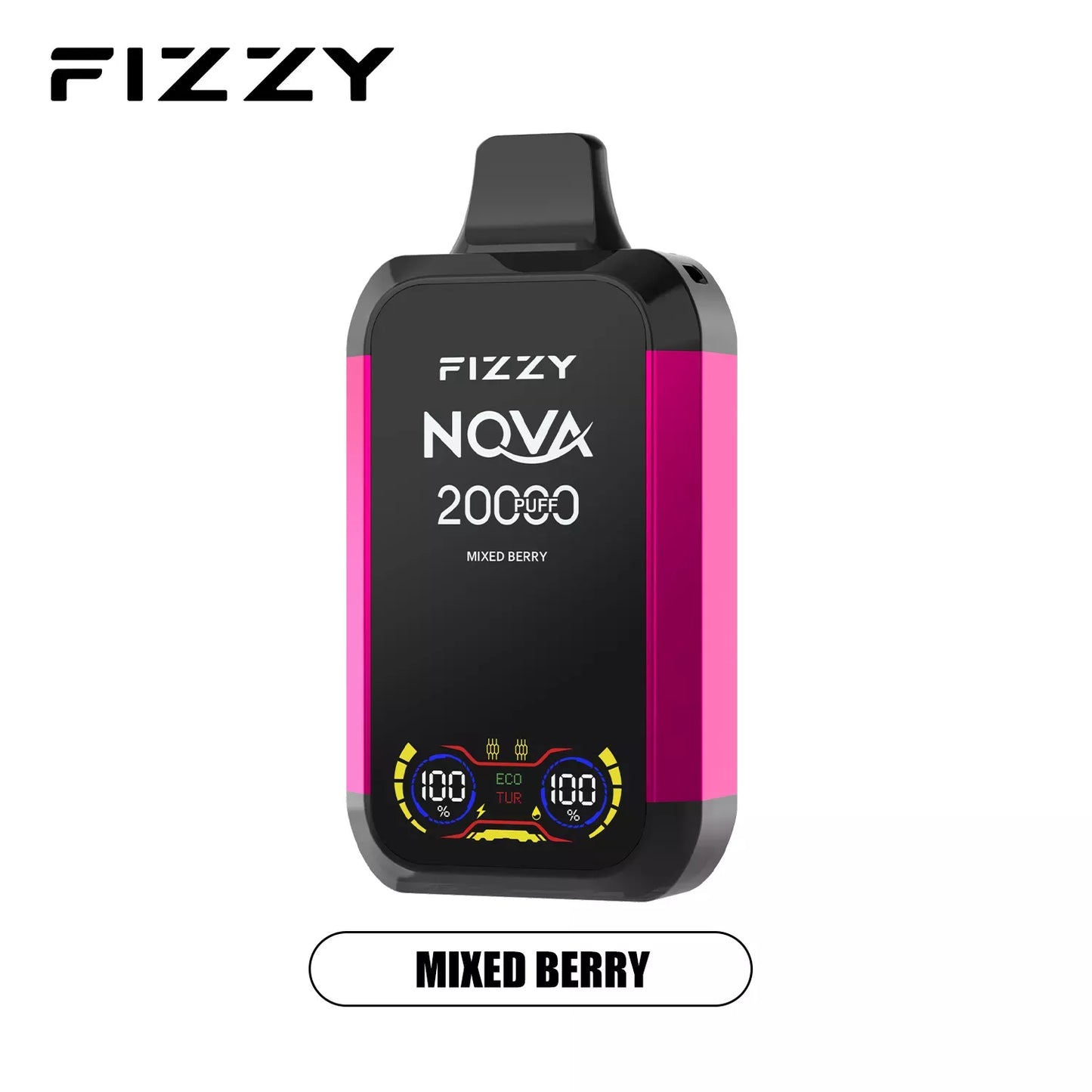 FIZZY Nova 20000 Puffs Dual Mesh Bulk Buy LCD Screen Rechargeable Disposable Vapes Wholesale