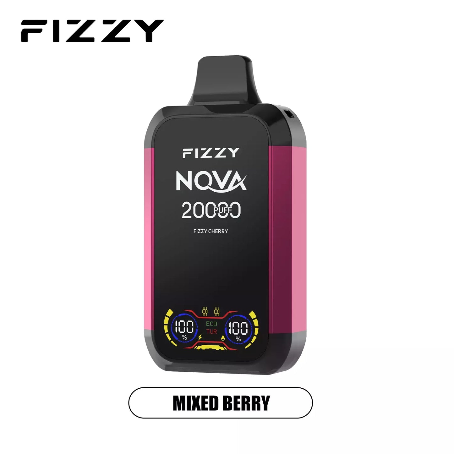 FIZZY Nova 20000 Puffs Dual Mesh Bulk Buy LCD Screen Rechargeable Disposable Vapes Wholesale