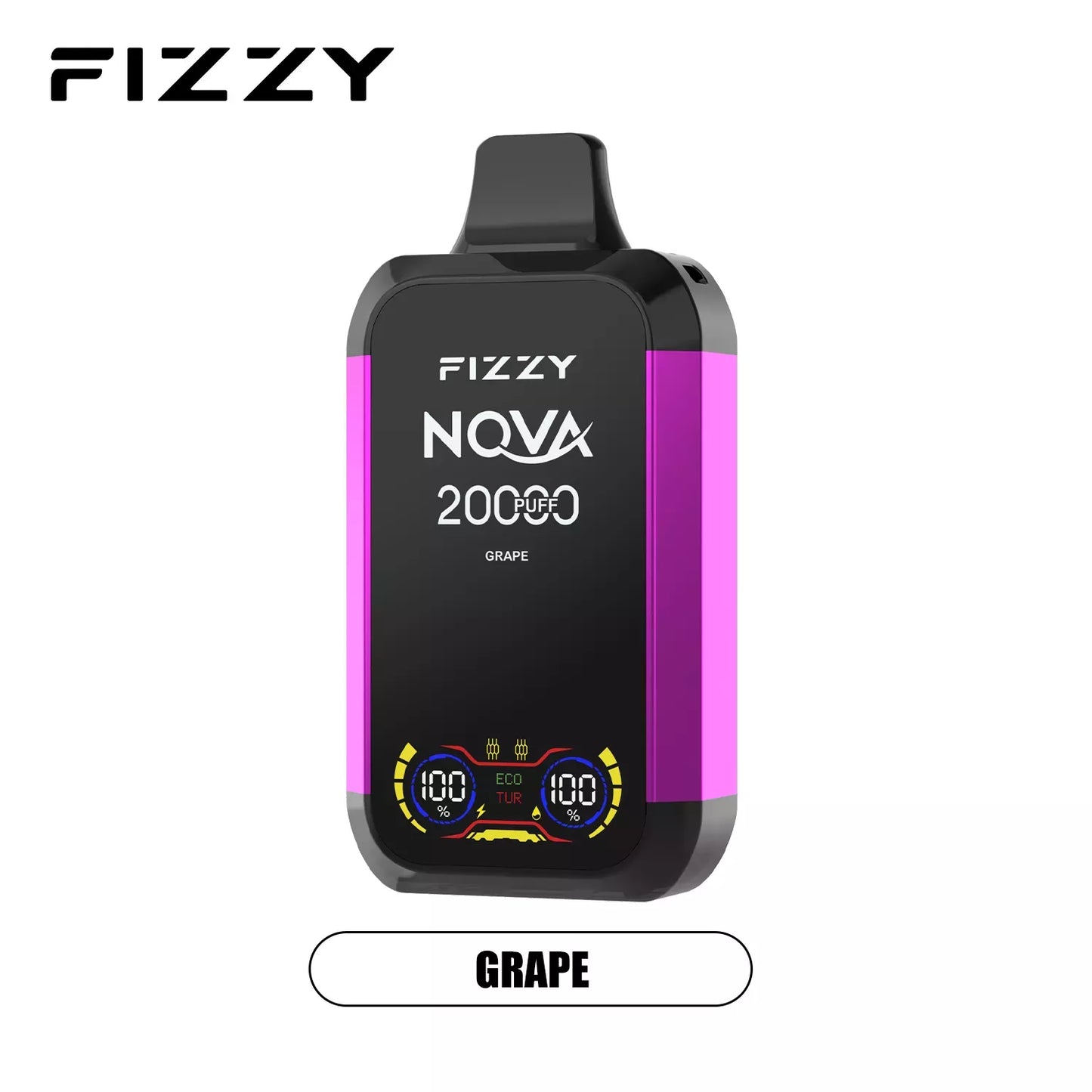 FIZZY Nova 20000 Puffs Dual Mesh Bulk Buy LCD Screen Rechargeable Disposable Vapes Wholesale
