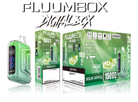 FluuM Digital Box TN 15000 Puffs Rechargeable Disposable Vape Pods E-Cigarette Wholesale