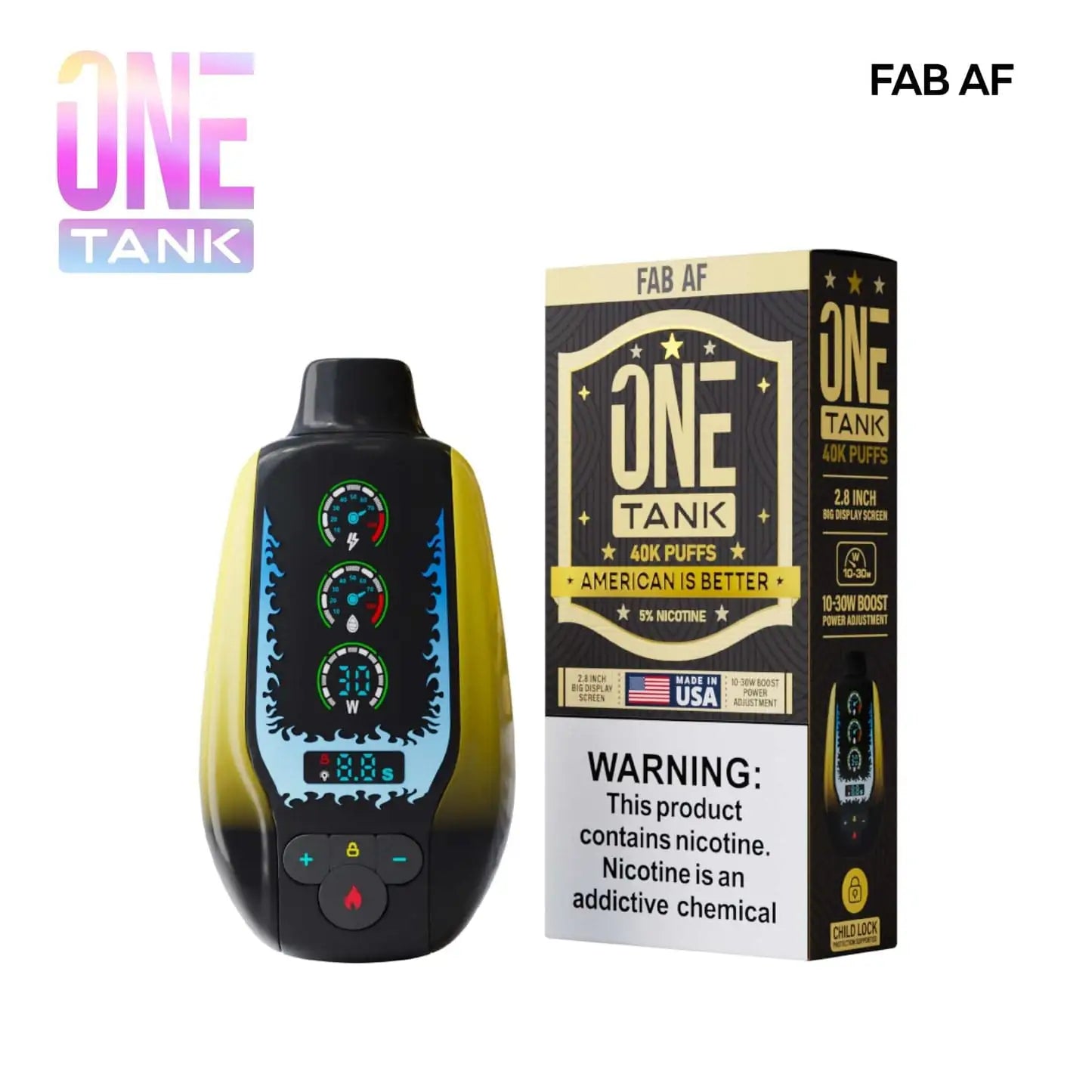 Fab AF - One Tank 40k Disposable Vape