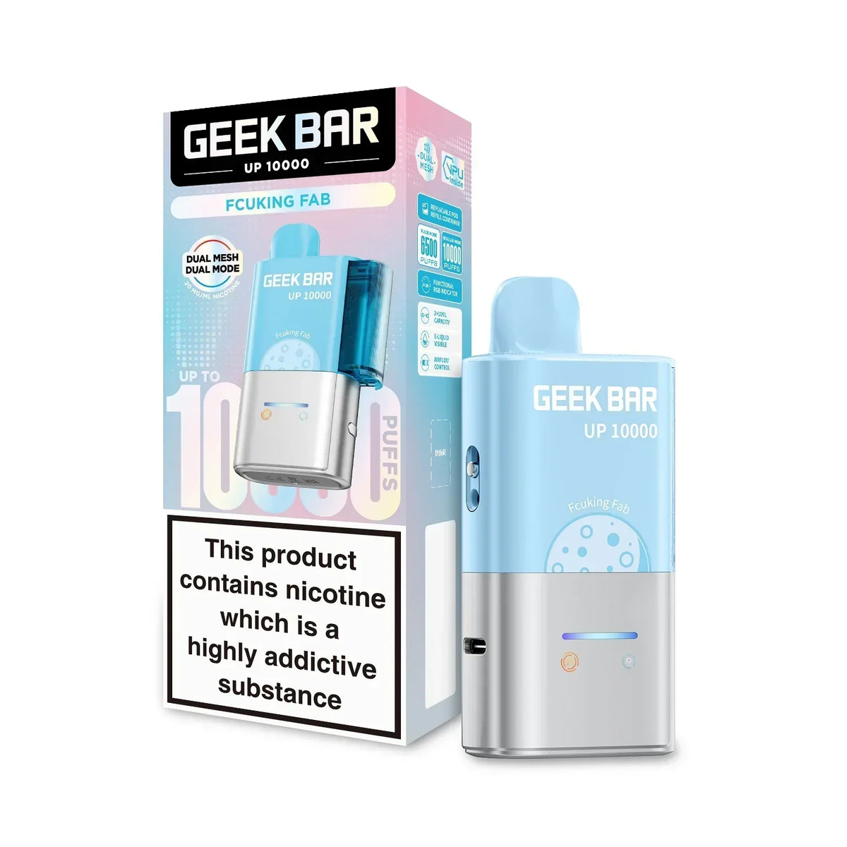 Geek Bar Up 10000 Prefilled Pod Kit-Box of 5