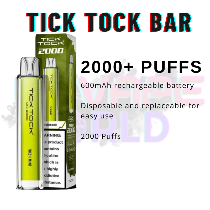 Tick ​​Tock Mini 2000-Zug-Set mit frischer Minze