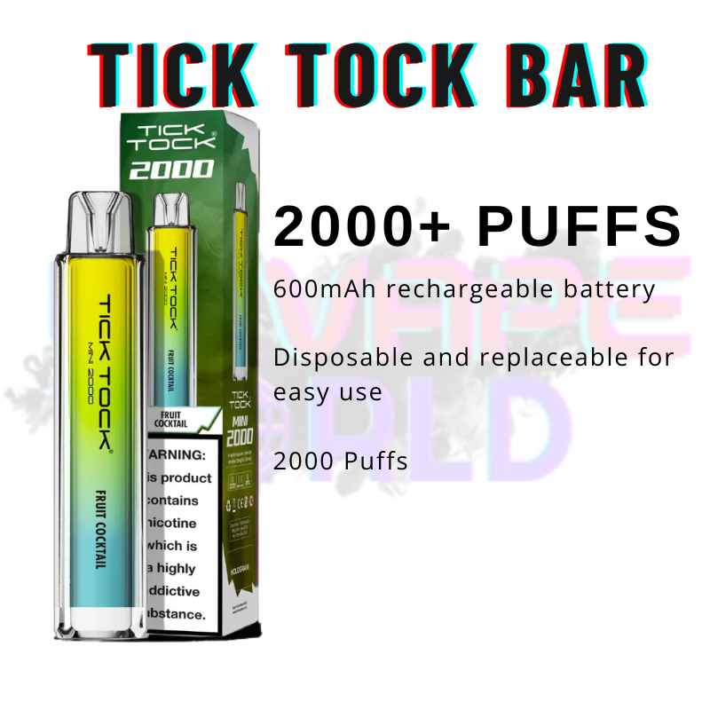 Fruchtcocktail Tick Tock Mini 2000 Puff Kit