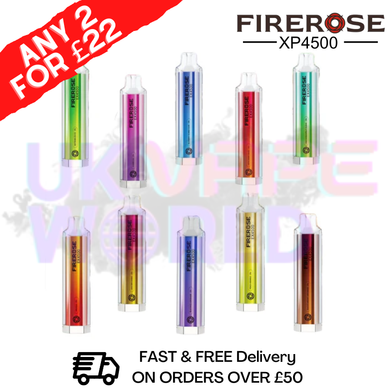 FireRose Elux EX 4500 Vape Puff Einweg-E-Zigaretten