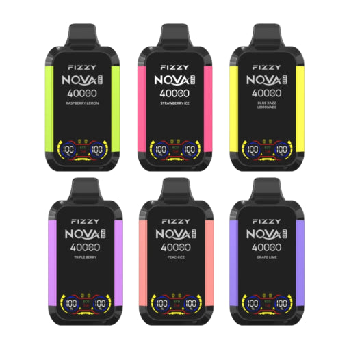 FIZZY NOVA PLUS 40000 Puffs Dual Mesh LCD Screen Bulk Buy Rechargeable Disposable Vapes Wholesale
