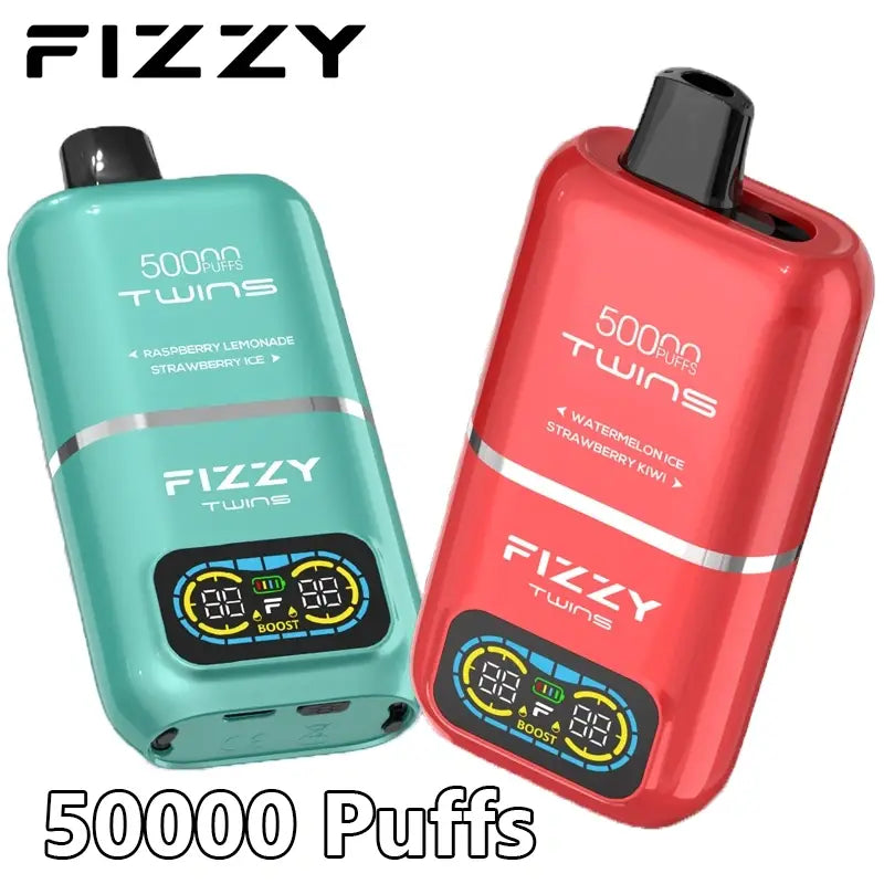Fizzy Twins 50000 Puffs Dual Taste Tank Disposable Vapes