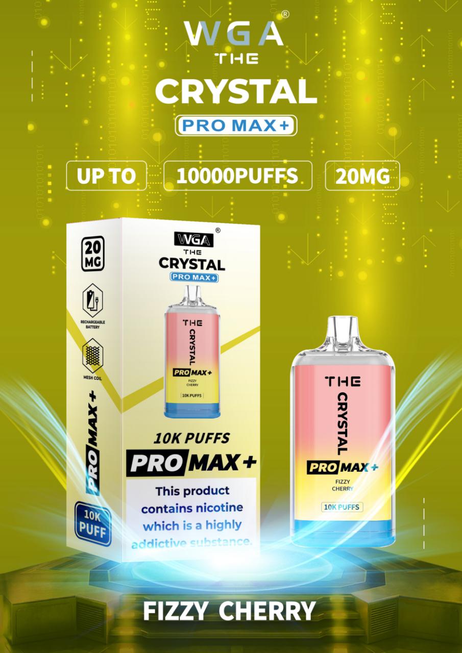 The Crystal Pro Max + 10000 Puffs Disposable Vape Pod
