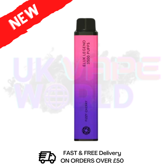 Fizzy Cherry Elux NEU Legend 3500 Puff Bar