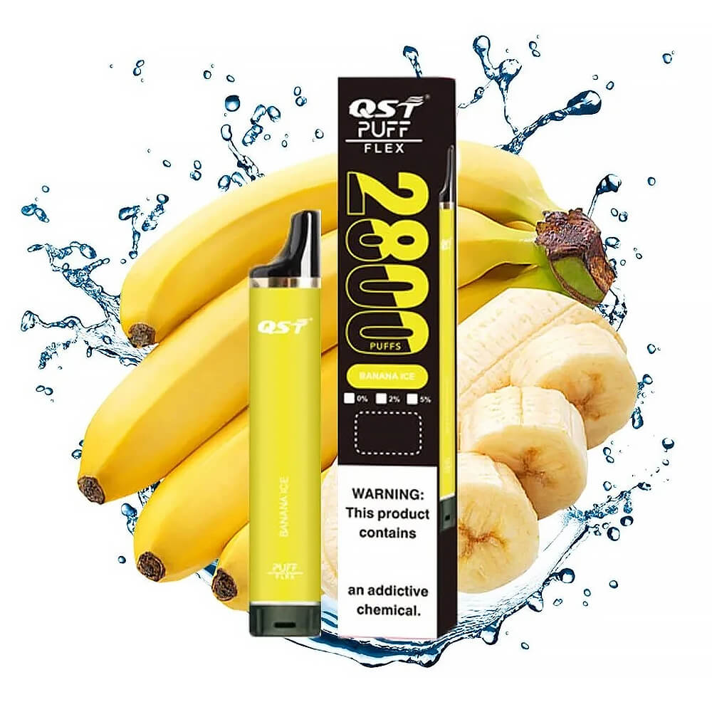 Flex QST 2800 Puff Disposable Vape 8ML  850mAh  25 Flavors In Sales