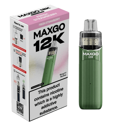 RELX MAXGO 12k Pre-Filled Pod Kit TPD Compliant - Pack Of 3