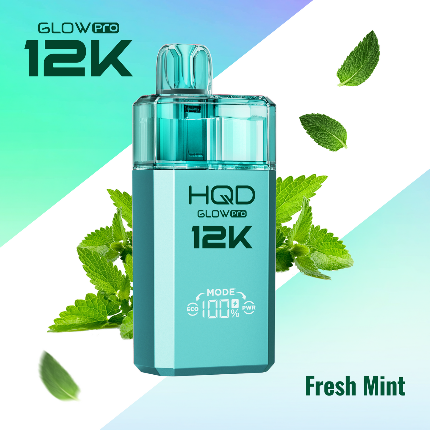 HQD Glow Pro 12k Prefilled Pod Vape Kit - Box of 5