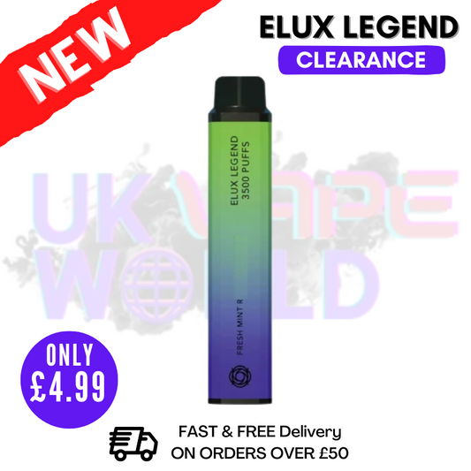 Elux Legend 3500 Puffs Frische Minze R - 4,99 £