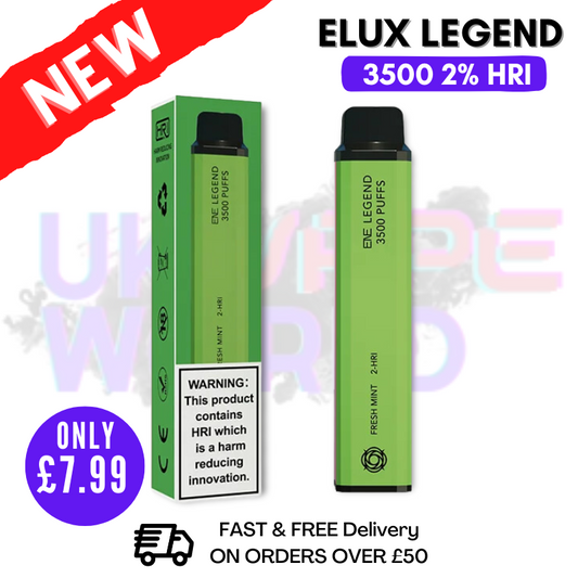 Elux Legend 3500 Puff Frische Minze 2% HRI