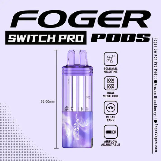 Frozen Blackberry - Foger Switch Pro 30K Disposable Pod