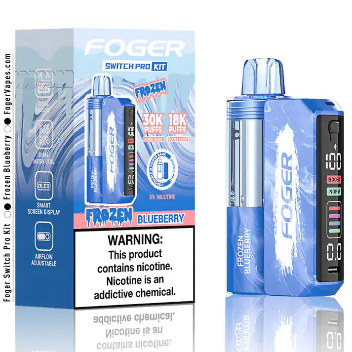 Frozen Blueberry - Foger Switch Pro 30K Disposable Kit