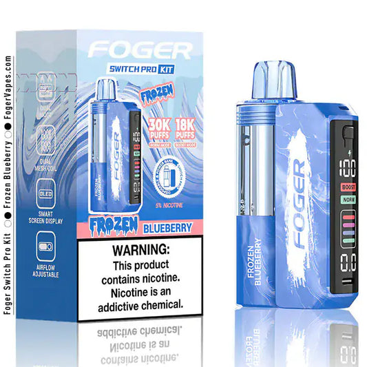 Frozen Blueberry - Foger Switch Pro 30K Disposable Kit