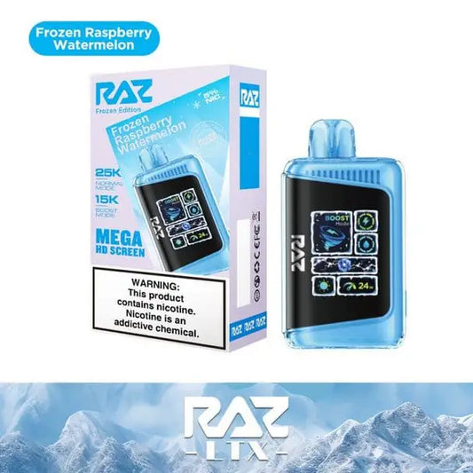 Frozen Raspberry Watermelon - RAZ LTX DC25000 Disposable Vape