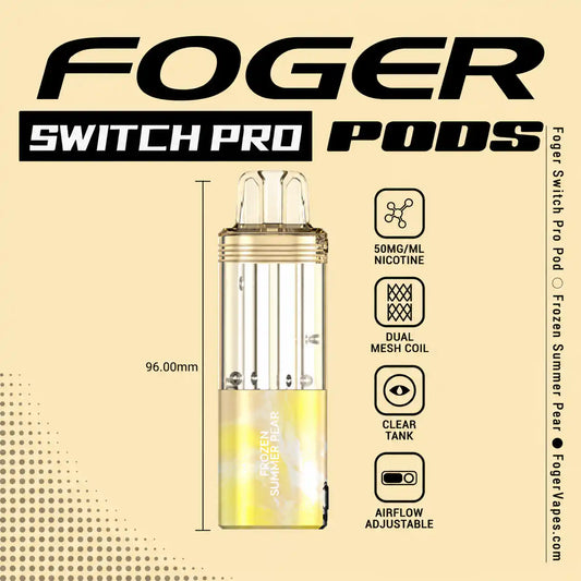 Frozen Summer Pear - Foger Switch Pro 30K Disposable Pod