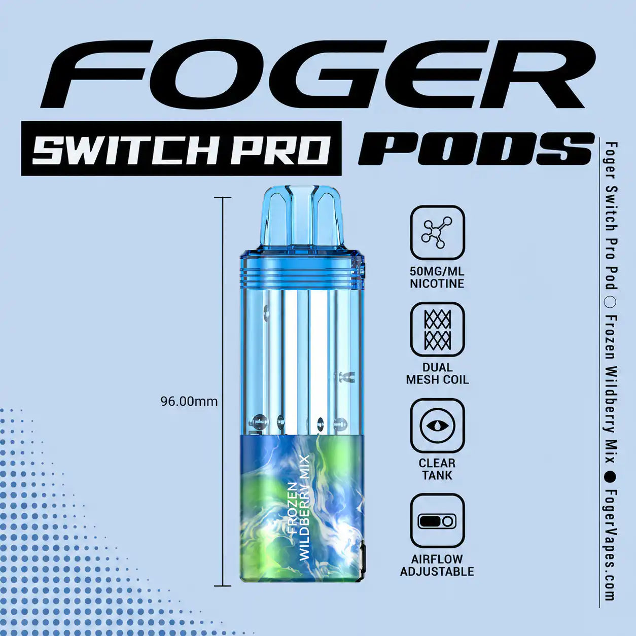 Frozen Wildberry Mix - Foger Switch Pro 30K Disposable Pod