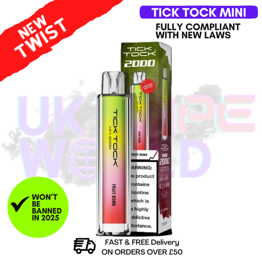 Fruit Bomb Tick Tock Mini 2000 Puffs Set