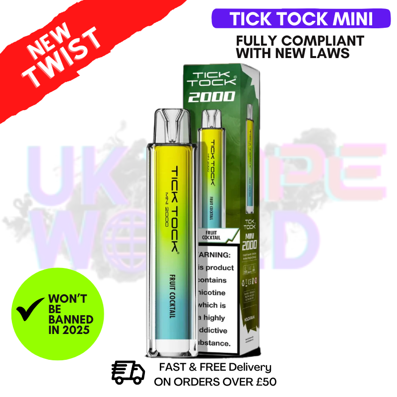 Fruchtcocktail Tick Tock Mini 2000 Puff Kit