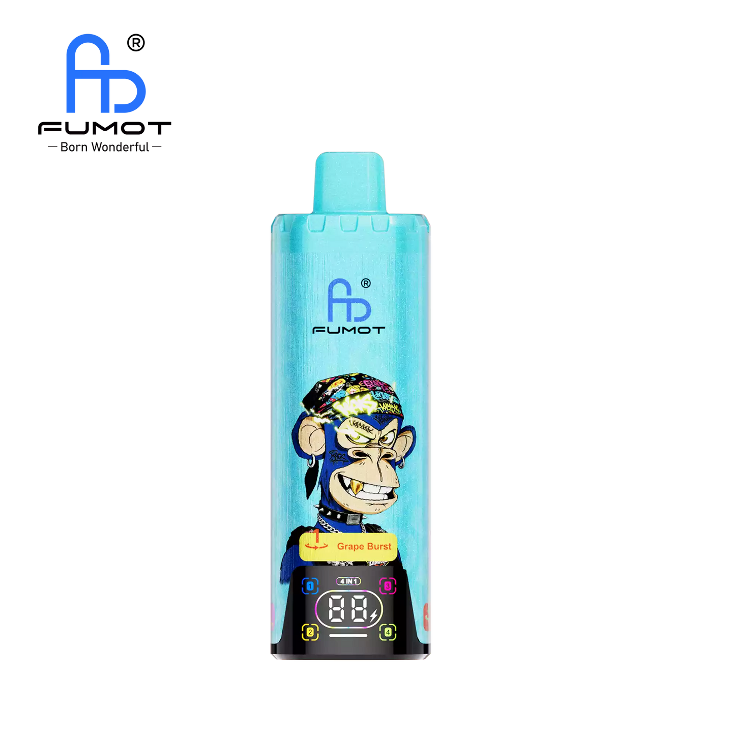 FUMOT ECO 4 In 1 Four Taste 80000 80K Puffs Disposable Vapes Dual Mesh Rechargeable Wholesale Bulk Buy