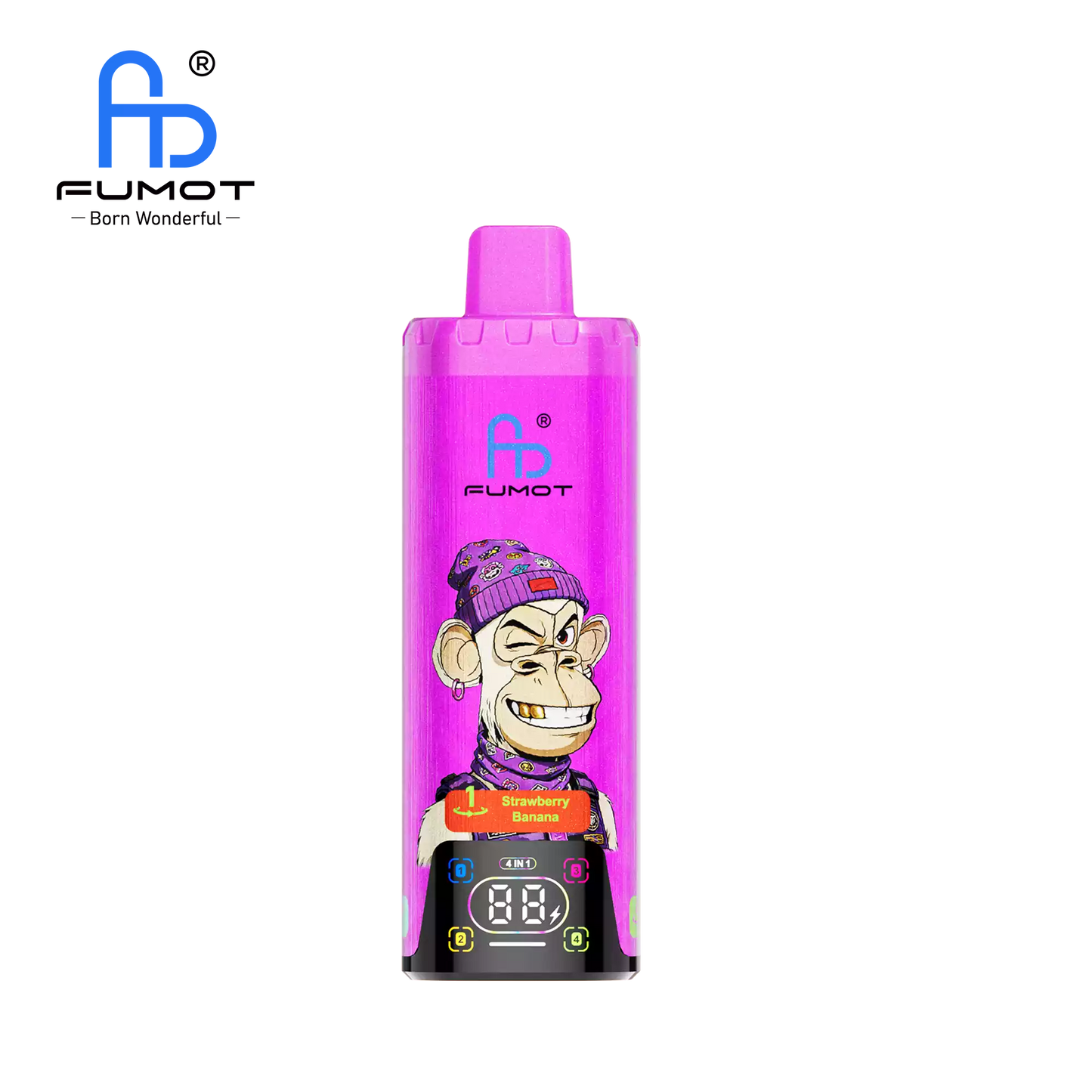 FUMOT ECO 4 In 1 Four Taste 80000 80K Puffs Disposable Vapes Dual Mesh Rechargeable Wholesale Bulk Buy