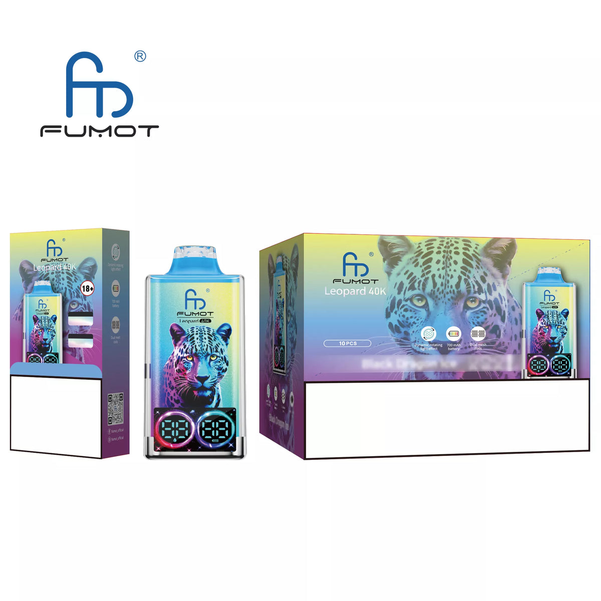 FUMOT Leopard 40K Puffs Bulk Buy Rechargeable Disposable Vapes Wholesale