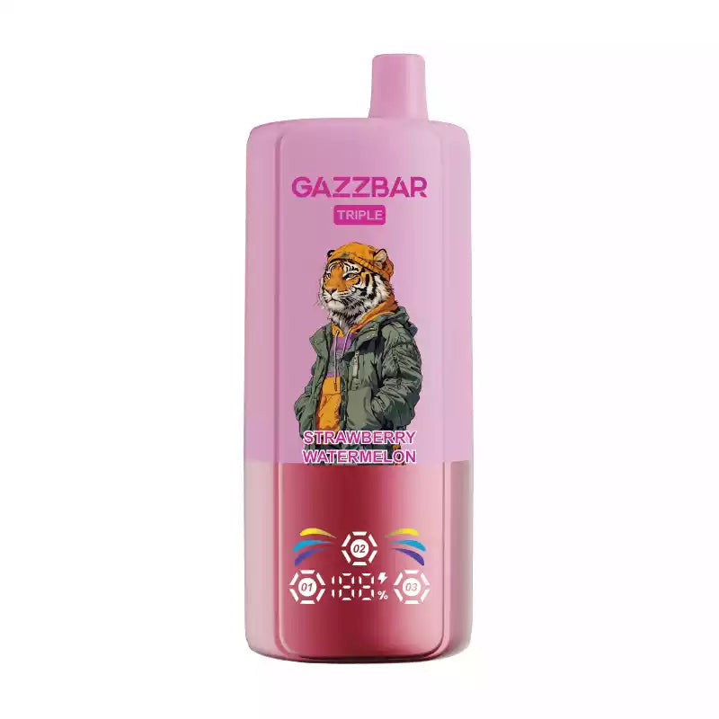 GAZZ BAR Triple 60000 Puffs 3-in-1 Tastes Bulk Buy 60K Rechargeable Disposable Vapes Wholesale