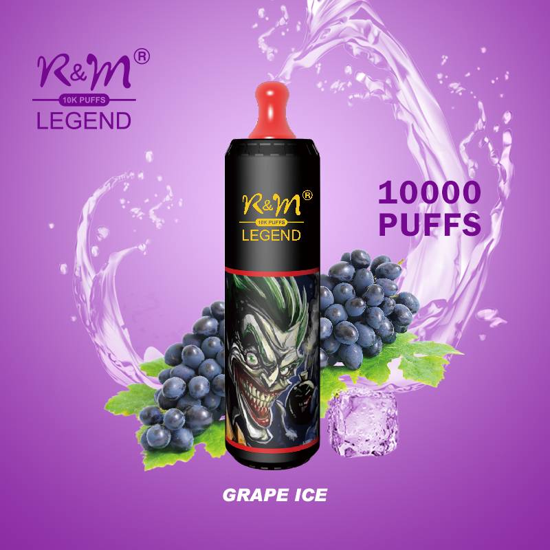 R&amp;M Vape 10000K Züge Einweg-E-Zigarette 20 ml 850 mAh 19 Geschmacksrichtungen Tragbares, stylisches und hochwertiges E-Liquid Pod-System inklusive Nikotin