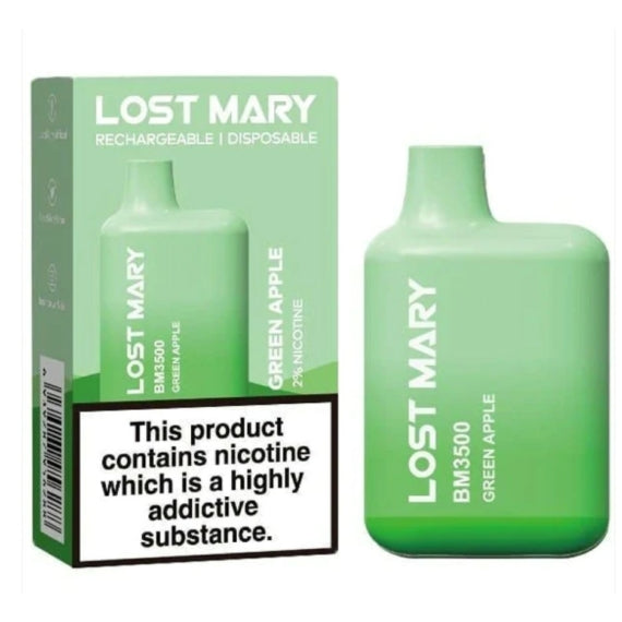Lost Mary 3500 Puffs Disposable Vapes Pen Bar Box Of 10
