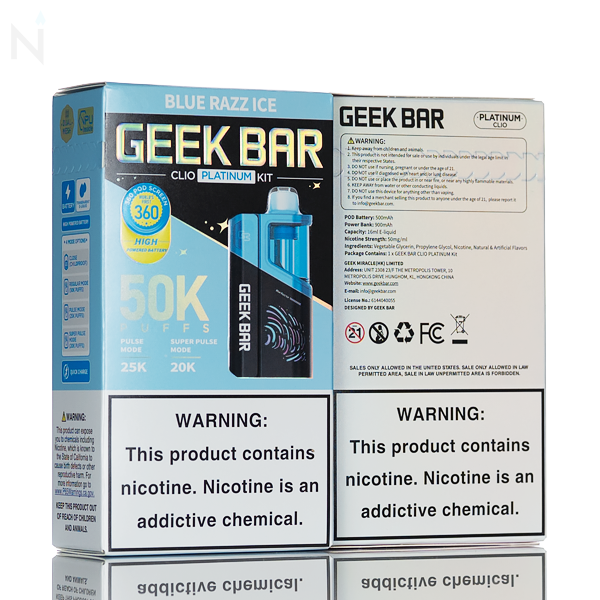 Geek Bar Clio 50K Puffs Disposable Kit