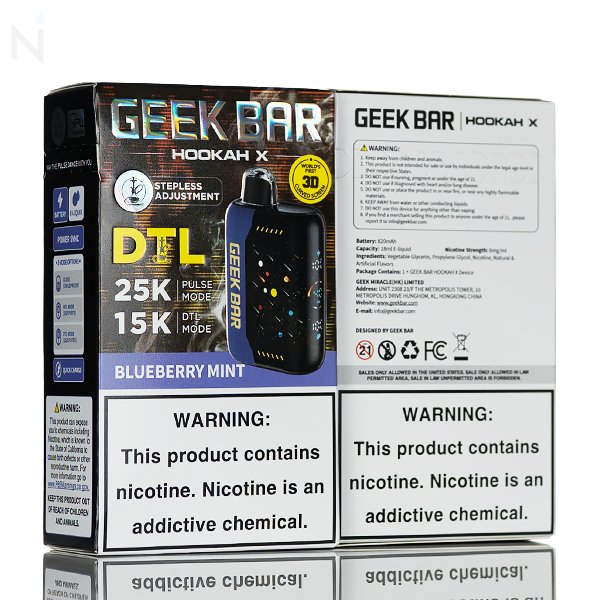 Geek Bar Hookah X 25K 25000 Puffs Disposable - 18mL