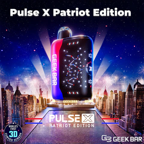 Geek Bar Pulse X Patriot Edition 25000 Züge Einweg-E-Zigarette Großhandel 