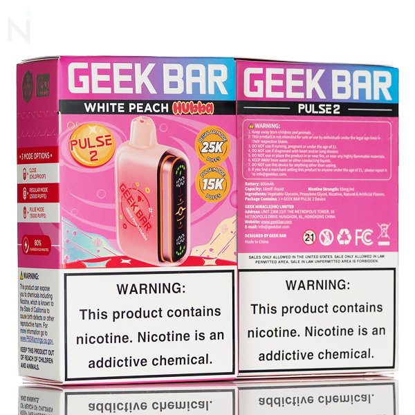 Geek Bar Pulse 2 25K 25.000 Puffs Disposable Vape - 18mL