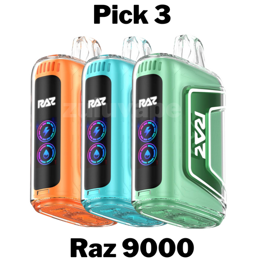 GeekVape Raz TN9000 Disposable Vape Pick 3