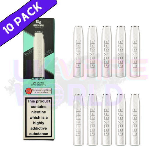 Menthol von Geek Bar, 600 Züge, 10er-Packung
