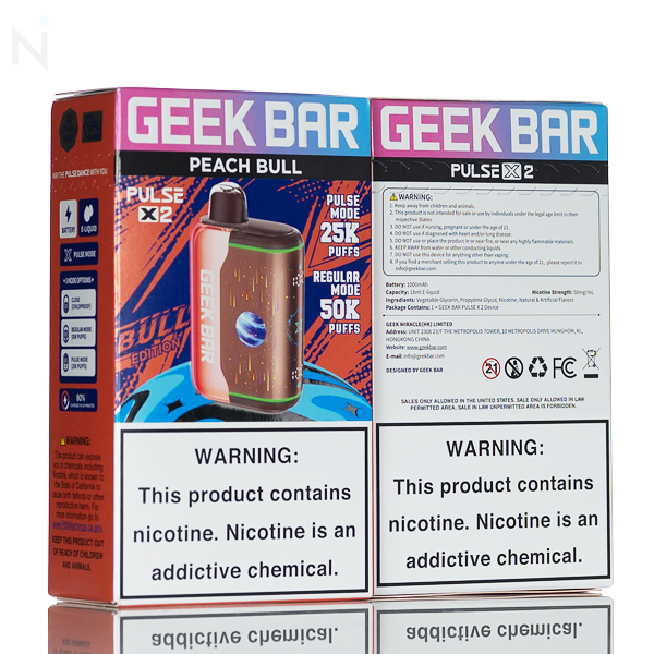Geek Bar Pulse X2 50K Disposable Vape 18mL