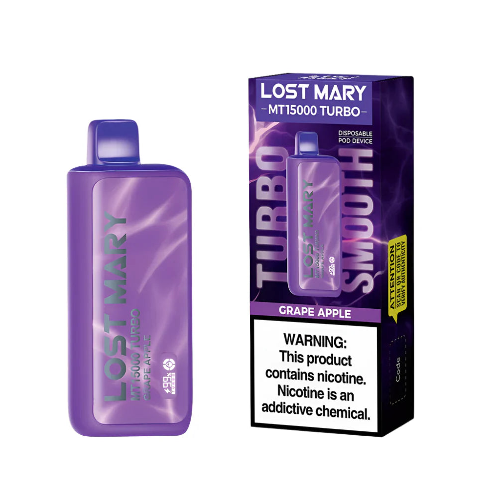 Grape Apple Lost Mary MT15000 Turbo