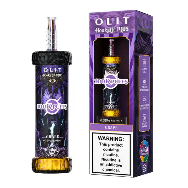 Grape - Olit Hookalit Plus 100K Disposable E-Hookah