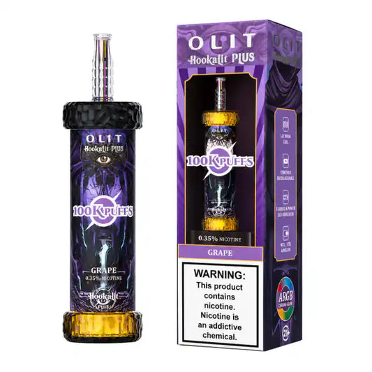 Grape - Olit Hookalit Plus 100K Disposable E-Hookah