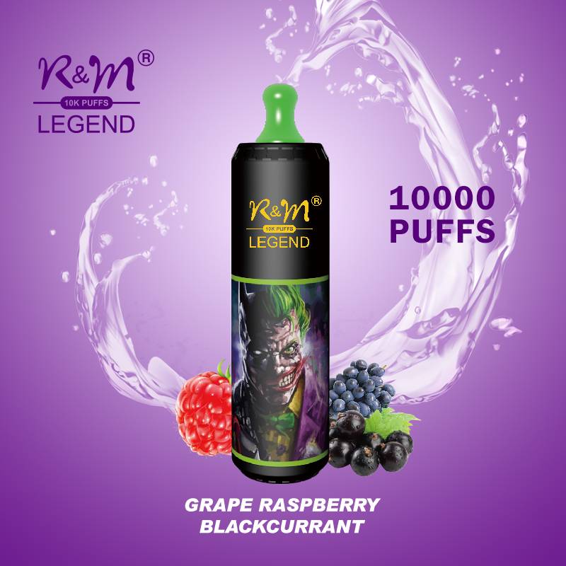 R&amp;M Vape 10000K Züge Einweg-E-Zigarette 20 ml 850 mAh 19 Geschmacksrichtungen Tragbares, stylisches und hochwertiges E-Liquid Pod-System inklusive Nikotin
