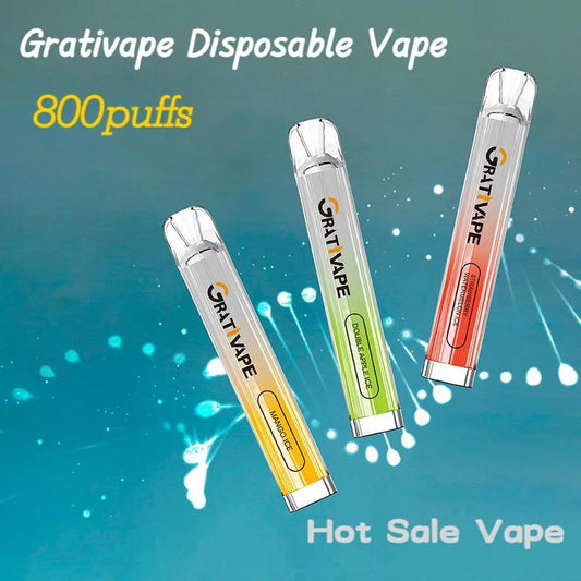 Grativape Gem Einweg-E-Zigarette, 800 Züge, Großpackung, günstigerer Preis 