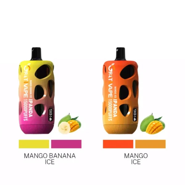 Grativape iPanda 15000 Puffs Digital Screen Bulk Buy Rechargeable Disposable Vapes Wholesale