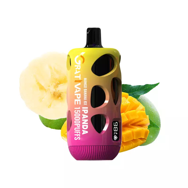 Grativape iPanda 15000 Puffs Digital Screen Bulk Buy Rechargeable Disposable Vapes Wholesale