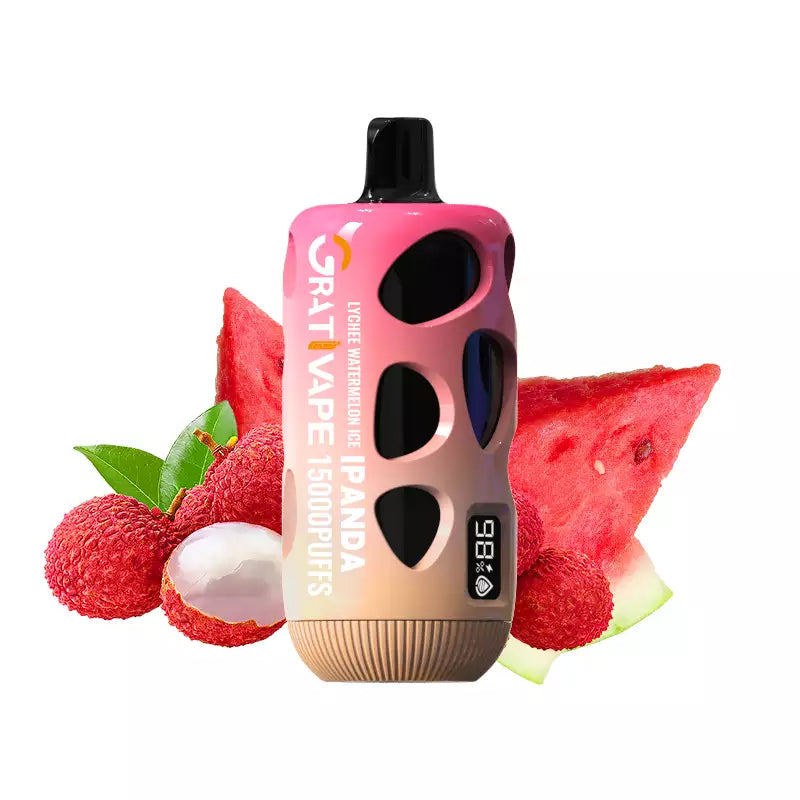 Grativape iPanda 15000 Puffs Digital Screen Bulk Buy Rechargeable Disposable Vapes Wholesale